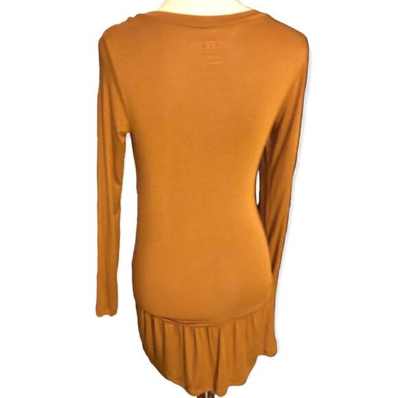 LOGO by Lori Goldstein dark mustard lounge top - Picture 6 of 8